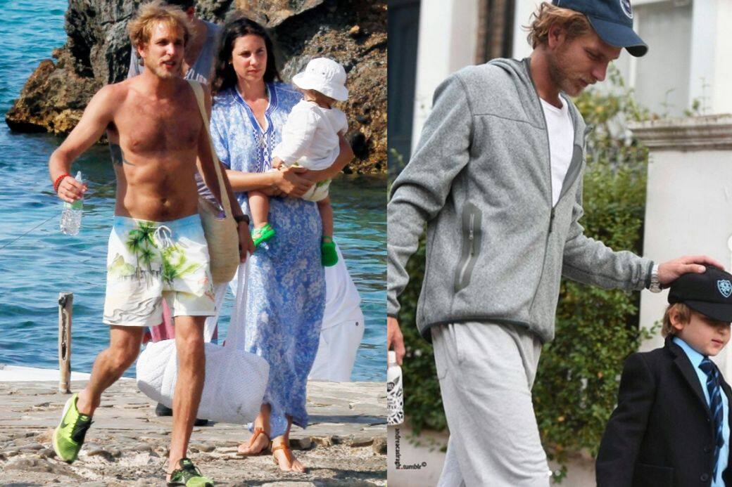 摩纳哥王子和王妃穿t裇便鞋去拍拖:高富帅prince andrea和白富美