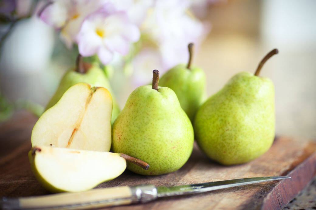 梨含有很多水分和纖維，是腸道蠕動最佳的調節者，能立即解決便秘。營養