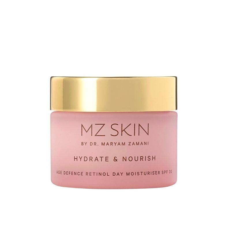 MZ Skin Hydrate & Nourish Age Defence Retinol Day Moisturiser SPF30 50ml MZ Skin Hydrate & Nourish Age Defence Retinol Day Moisturiser SPF30 50ml