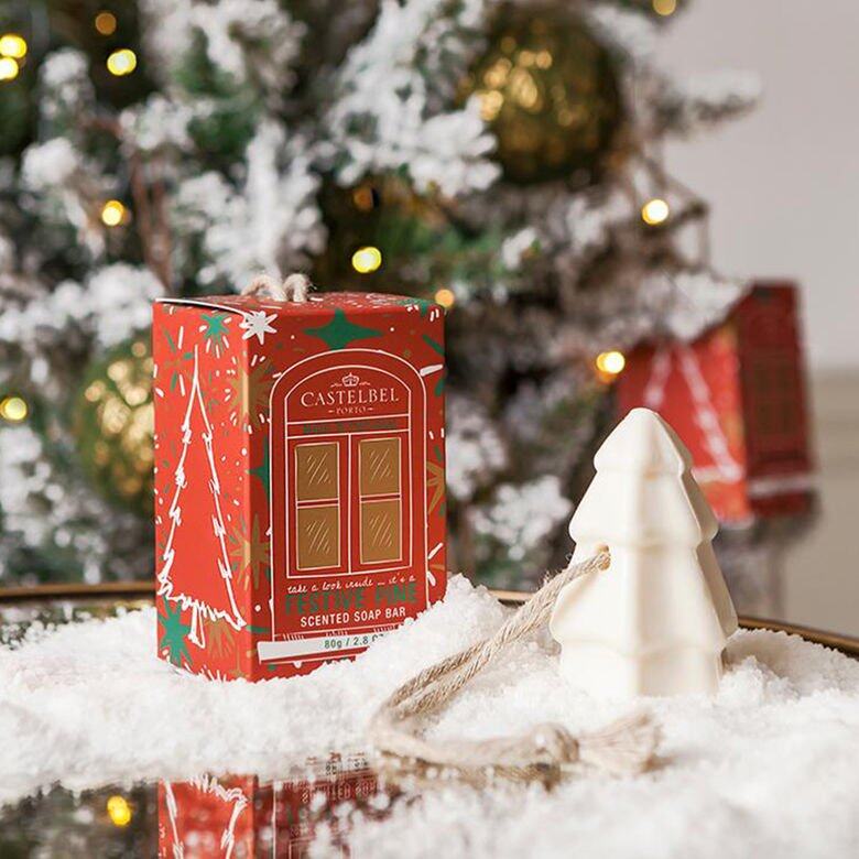 Castelbel 快樂聖誕樹紅盒香皂香薰套裝 $486（原價：$540）