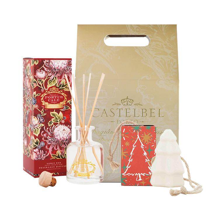 Castelbel 快樂聖誕樹紅盒香皂香薰套裝 Castelbel 快樂聖誕樹紅盒香皂香薰套裝