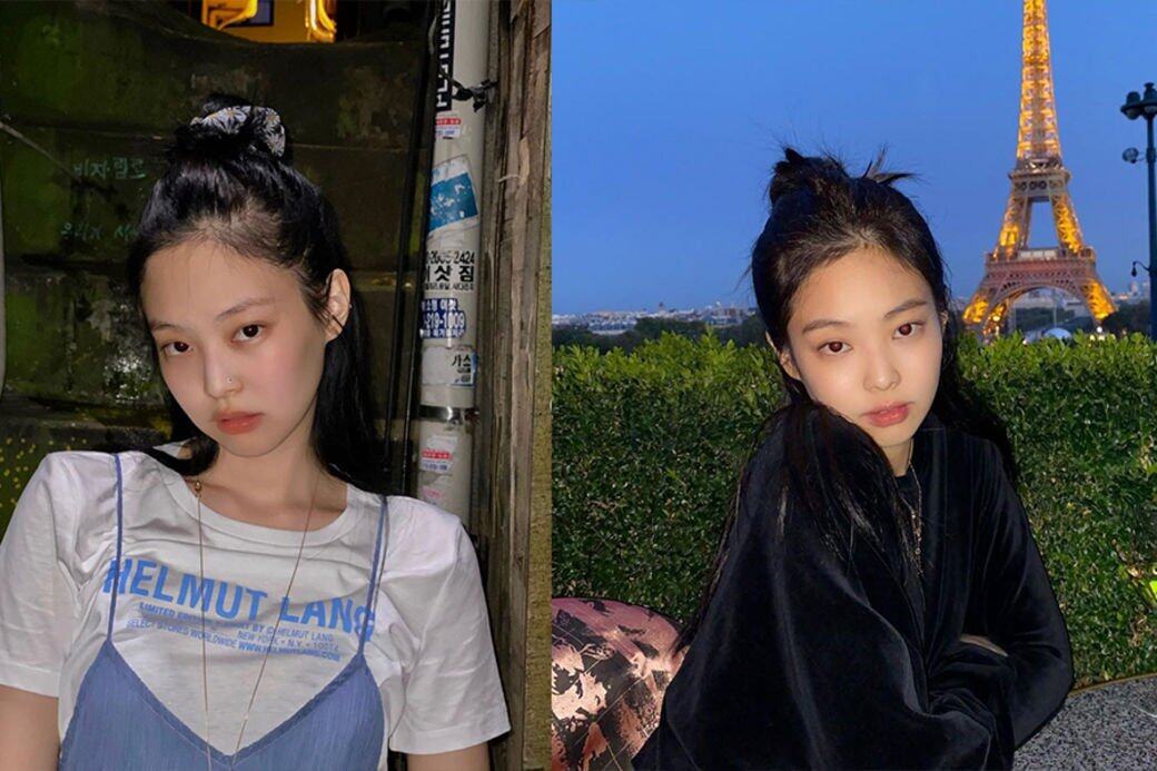 至於一向形象百變的Jennie,私下也很愛綁上丸子頭!Jennie的丸子頭相對比較隨 至於一向形象百變的Jennie,私下也很愛綁上丸子頭!Jennie的丸子頭相對比較隨