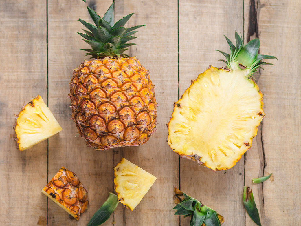 菠蘿含豐富維他命C可增強免疫力、美白和維持皮膚彈性。有初步研究指