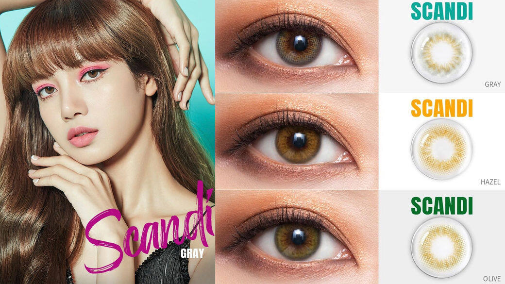 OLENS Scandi Gray Colored Contacts 月拋款式 OLENS Scandi Gray Colored Contacts 月拋款式