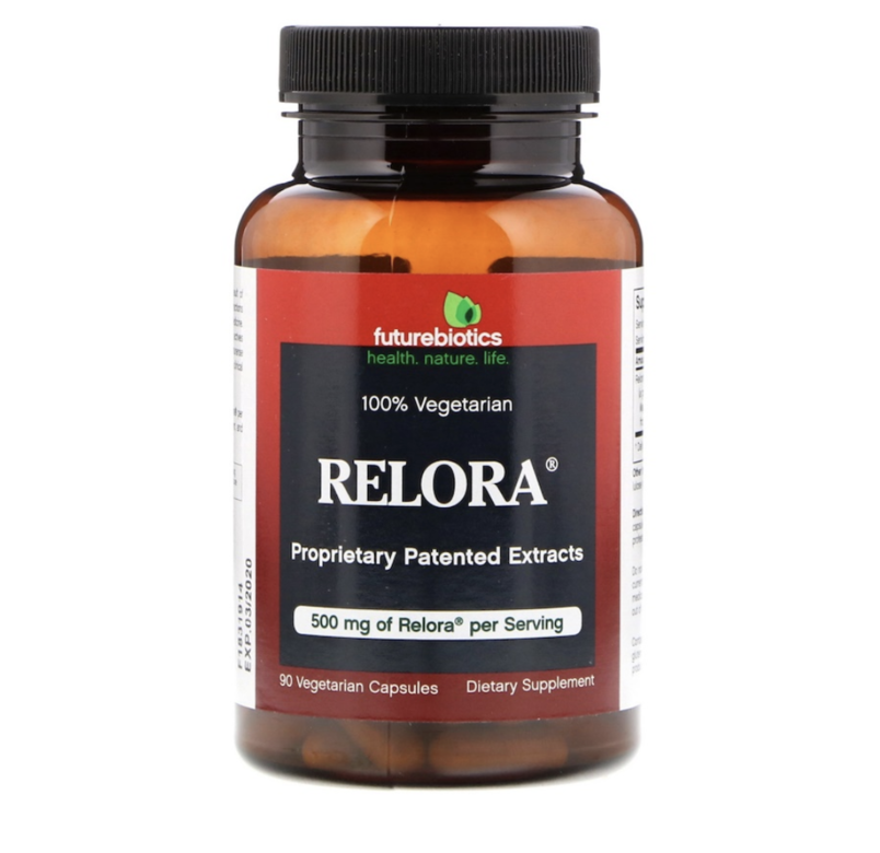 Relora是一種純天然的補充品，當中的專利配方將木蘭皮和黃柏皮提取物混