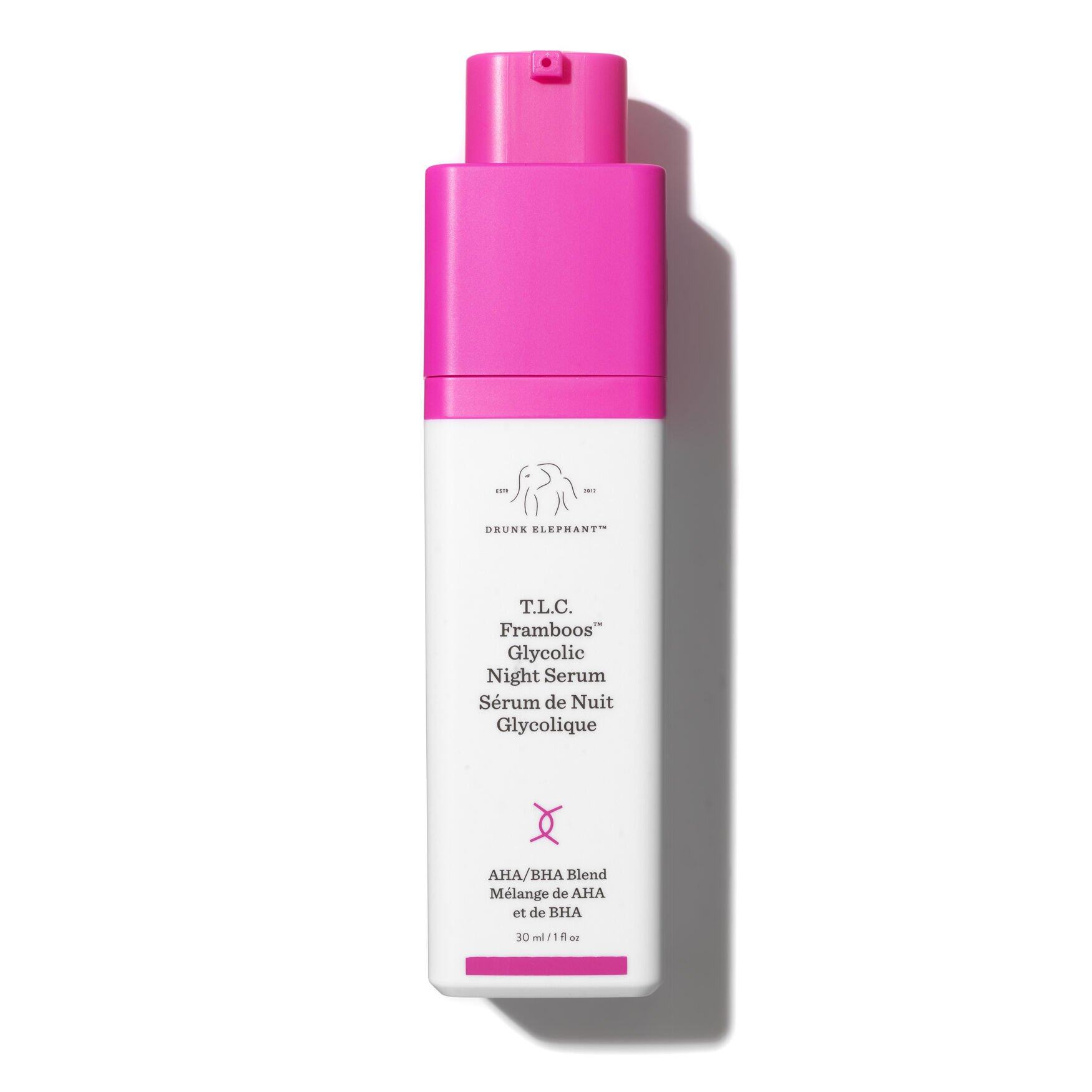 T.L.C. Framboos Glycolic Night Serum 夜間煥顏精華 $705/30ml T.L.C. Framboos Glycolic Night Serum 夜間煥顏精華 $705/30ml