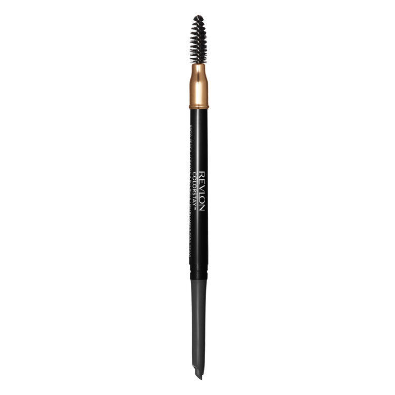 一支集齊眉筆和眉刷，方便易用。斜角筆頭能畫出根根分明的自然眉毛，筆