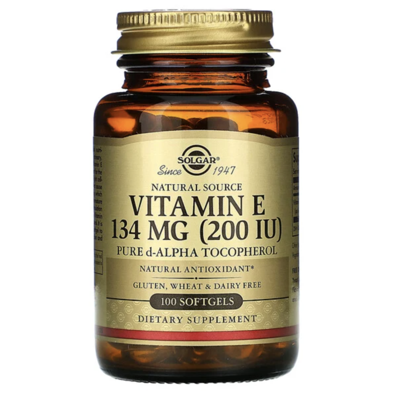 Vitamin E 200IU 天然來源維生素E 100粒軟凝膠 Vitamin E 200IU 天然來源維生素E 100粒軟凝膠