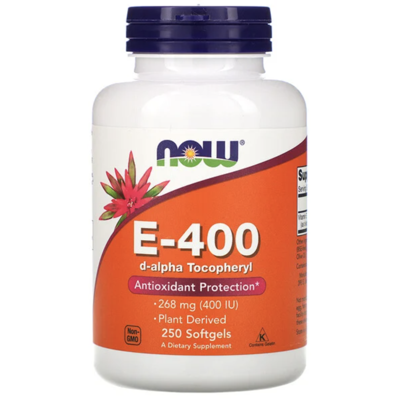 Vitamin E 400 IU 天然維生素 250粒軟凝膠