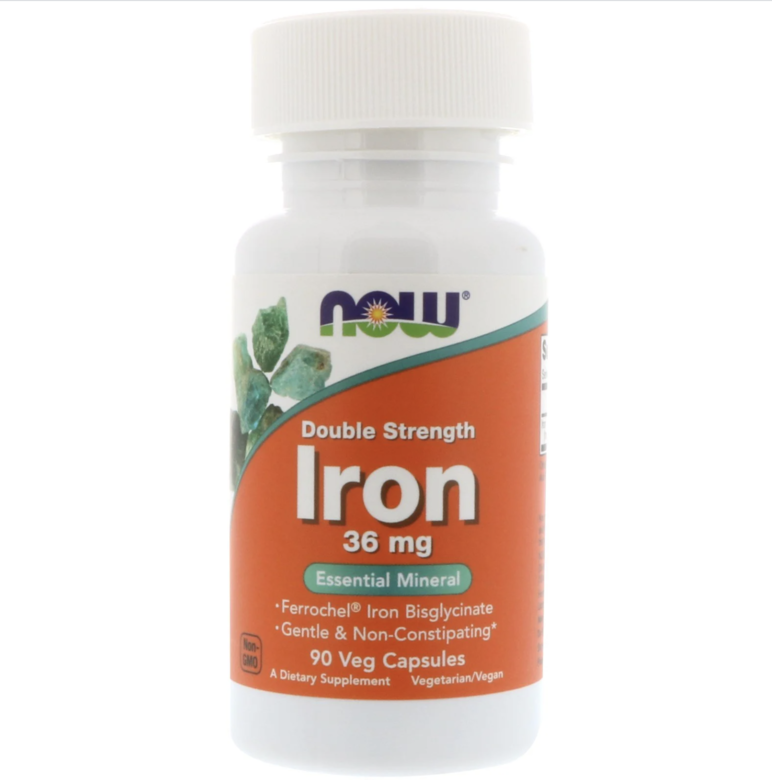 Double Strength Iron 雙倍強度補鐵素食膠囊 90粒裝 Double Strength Iron 雙倍強度補鐵素食膠囊 90粒裝