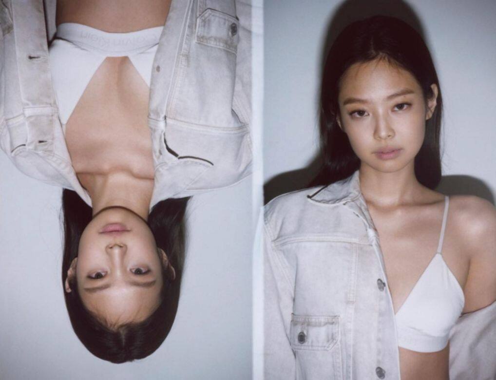Jennie線條分明的「骨感美背」,擁有完美比倒。 Jennie線條分明的「骨感美背」,擁有完美比倒。