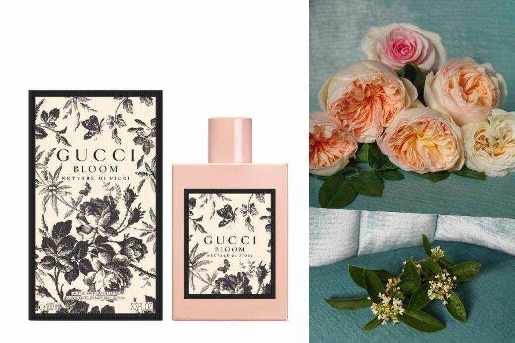 剛柔並重的媚態氣息Gucci Bloom的靈感正是源自繁花盛放的花園，鮮明的玫瑰