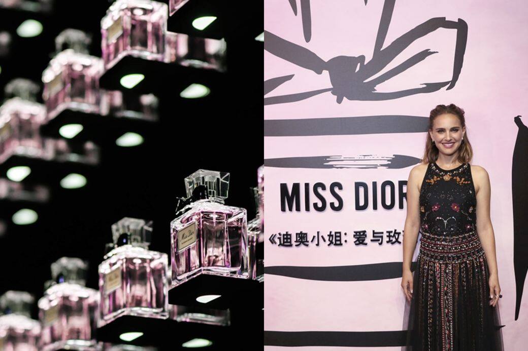 上海直撃! Natalie Portman 現身Miss Dior LOVE N’ROSE愛與玫瑰展覽