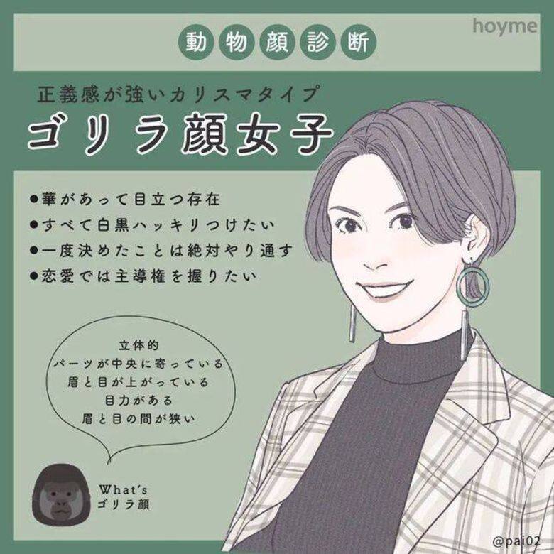 猩猩顏女子是帥氣型格系的美人,所謂的「猩猩系女子」,並不是指女生長相 猩猩顏女子是帥氣型格系的美人,所謂的「猩猩系女子」,並不是指女生長相