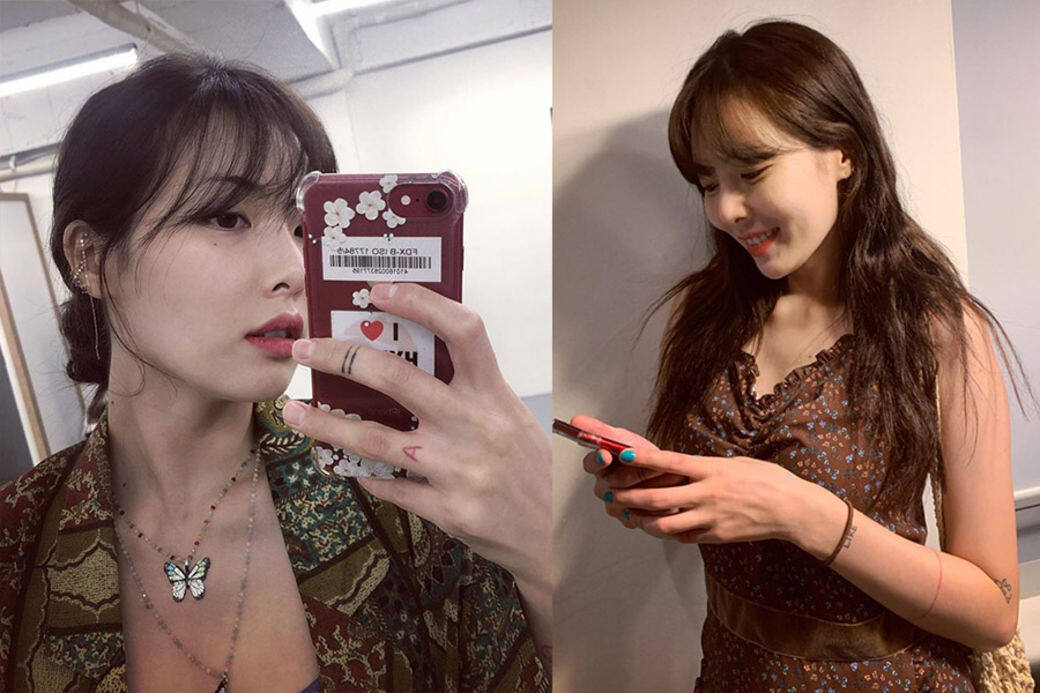 韓國女偶像泫雅和Lisa都是中長髮和法式瀏海的支持者，雖然二人同樣以