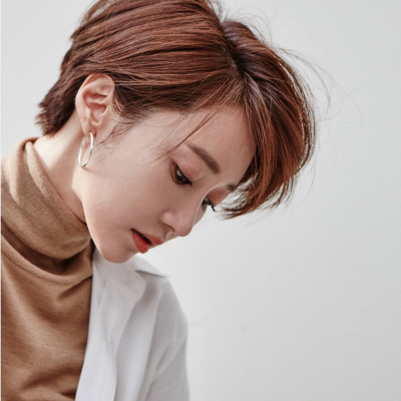 韓星高俊熙也以這個帥氣的短髮示人，非常有時尚感。