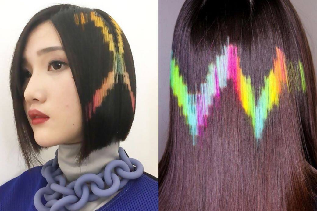 最潮染髮！2018夏日新興Pixelated hair「像素染髮」