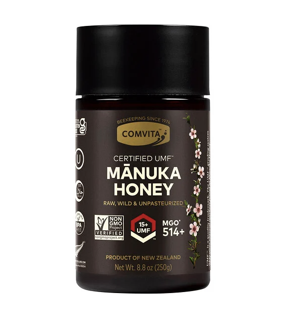 Comvita, 未加工麥盧卡蜂蜜,認可 UMF15 + (MGO 514+),8.8 盎司(250 克) Comvita, 未加工麥盧卡蜂蜜,認可 UMF15 + (MGO 514+),8.8 盎司(250 克)