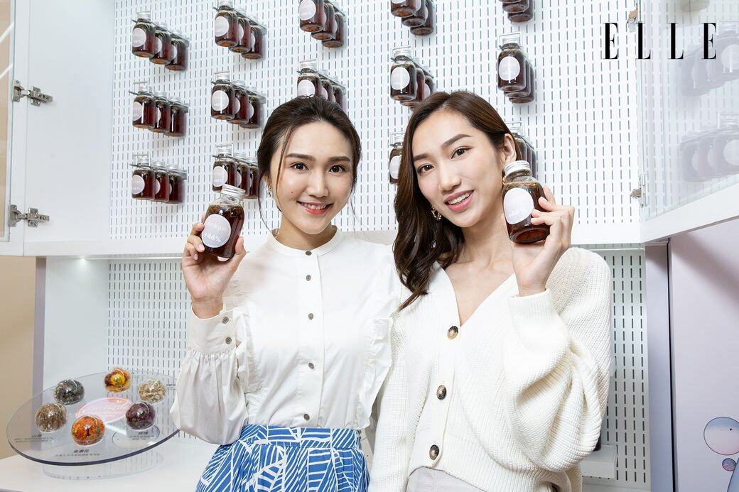 Collagen bar供應金鈕扣紅茶,由內而外體驗膠原自生效能。 Collagen bar供應金鈕扣紅茶,由內而外體驗膠原自生效能。