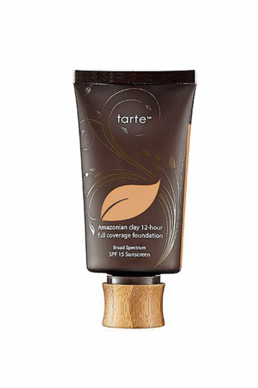 Tarte Amazonian Clay 12-Hour Full Coverage Foundation SPF 15含亞馬遜泥成分的粉底液，﻿主打持久妝效，為偏霧