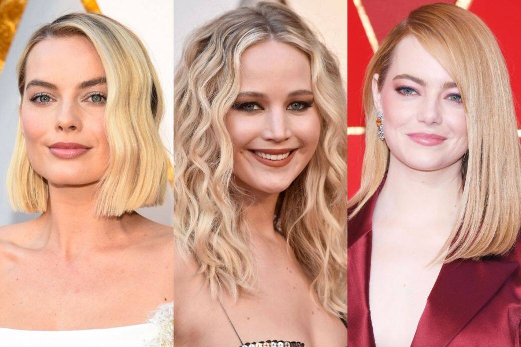 Margot Robbie,Emma Stone,2018奧斯卡,奧斯卡,化妝,髮型, Gal Gadot, Nicole Kidman