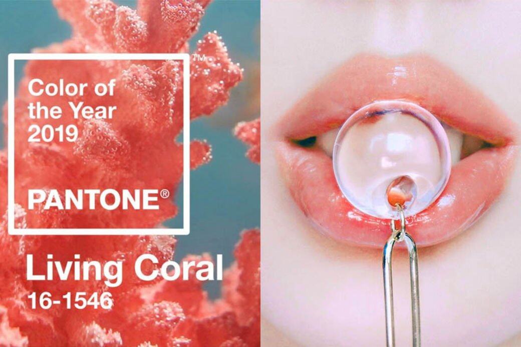 2019 Pantone色出爐！教你從妝容、髮色駕馭#Living Coral！