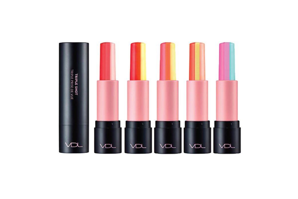 全新限量版Tint Bar 3色潤唇膏集合從紅色到霓虹的2019年春夏流行色彩，獨