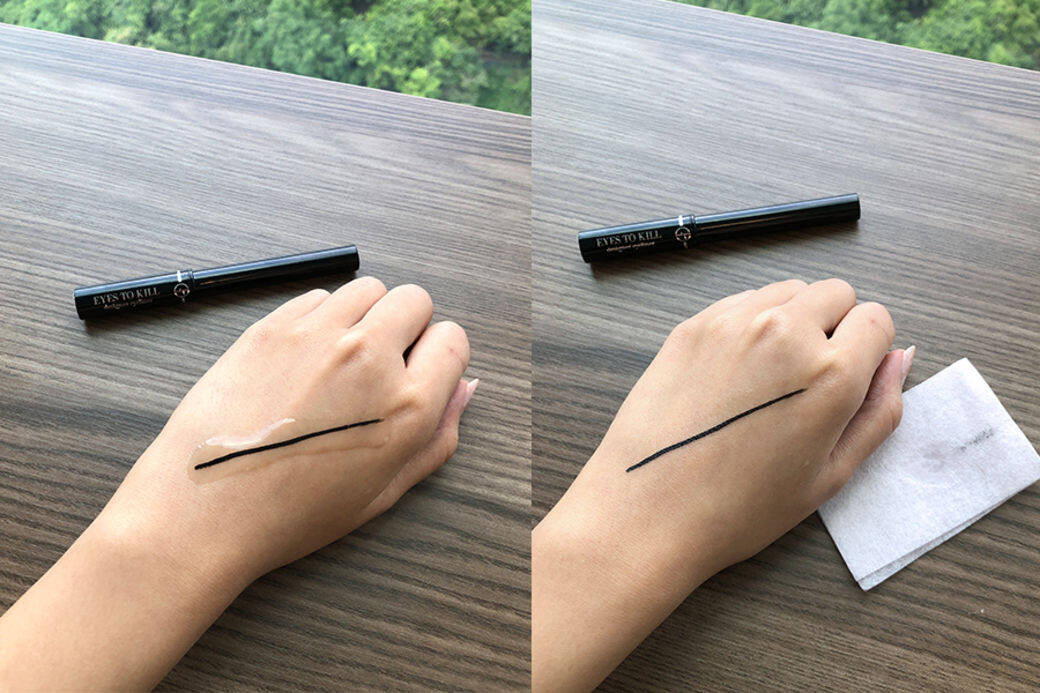 只需輕輕一畫已經十分顯色,而且防水防油度是眾多品牌中最出色!不過 只需輕輕一畫已經十分顯色,而且防水防油度是眾多品牌中最出色!不過