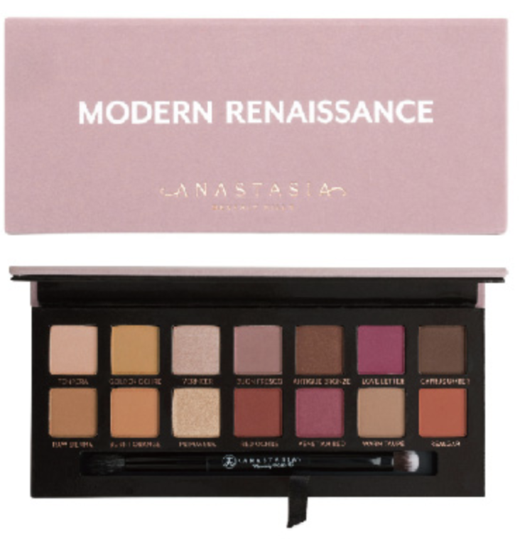 Anastasia Beverly Hills Modern Renaissance Eye Shadow Palette (USD $42 )一盒有齊14種顏色,充滿浪漫感覺的乾燥玫瑰色 Anastasia Beverly Hills Modern Renaissance Eye Shadow Palette (USD $42 )一盒有齊14種顏色,充滿浪漫感覺的乾燥玫瑰色