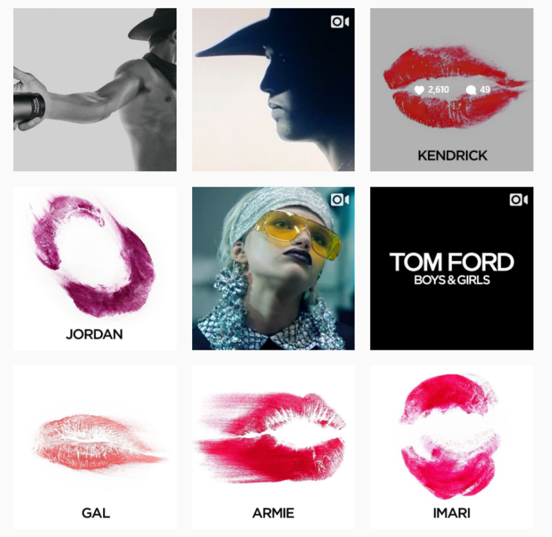 Tom Ford Beauty 剛剛張貼了幾幅色彩強烈的唇印圖 Tom Ford Beauty 剛剛張貼了幾幅色彩強烈的唇印圖