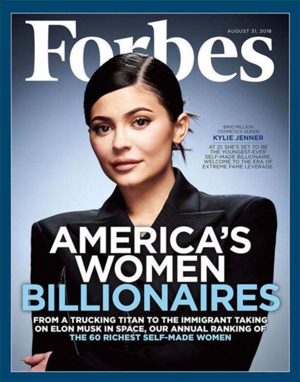 Kylie Jenner早前登上了《Forbes》封面