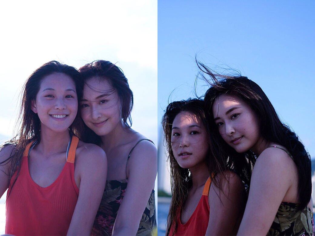 陳瀅經常夥拍好姊妹吳嘉熙Cheronna Ng一起玩Wakesurf和自拍，樂在其中。