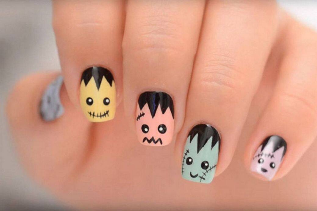 萬聖節, 美甲, 指甲, nail art 萬聖節, 美甲, 指甲, nail art