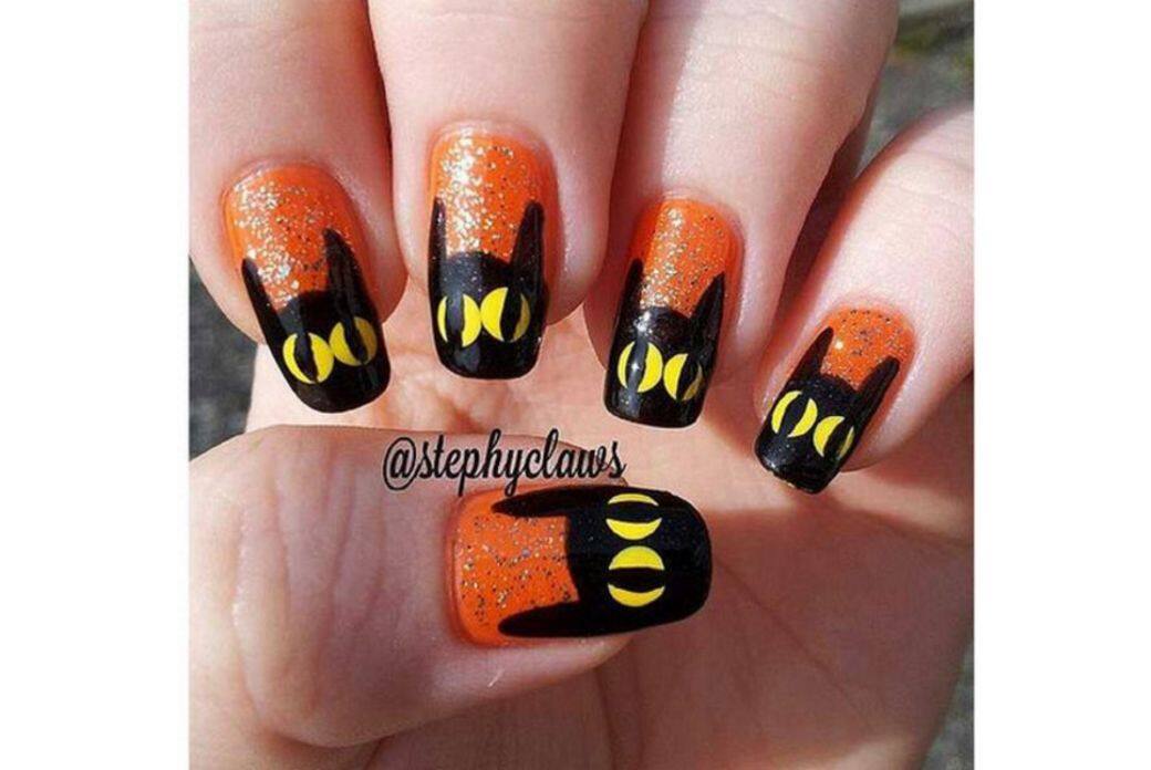 萬聖節, 美甲, 指甲, nail art 萬聖節, 美甲, 指甲, nail art