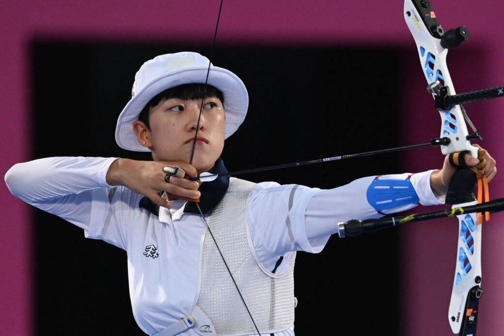 年僅20歲的南韓射箭選手安山，在剛過去的東京奧運勇奪三金，刷新奧運