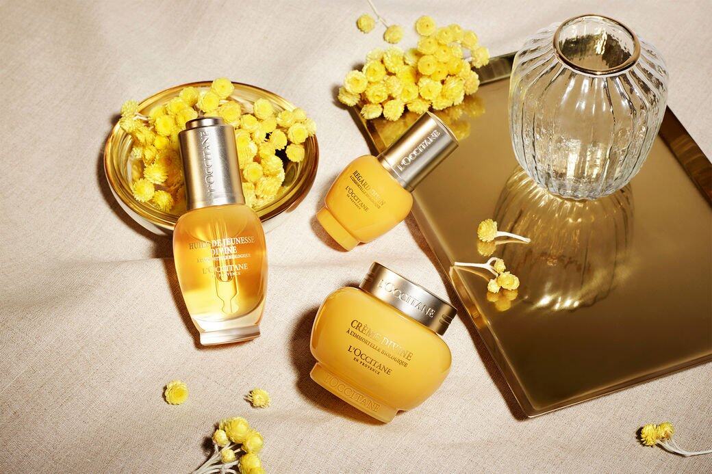 L’Occitane蠟菊極致護眼精華霜與蠟菊極致修護雙效眼霜。 L’Occitane蠟菊極致護眼精華霜與蠟菊極致修護雙效眼霜。