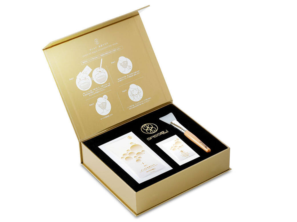 SASSOU JAPAN 金箔水素亮白面膜 $880/盒 SASSOU JAPAN 金箔水素亮白面膜 $880/盒