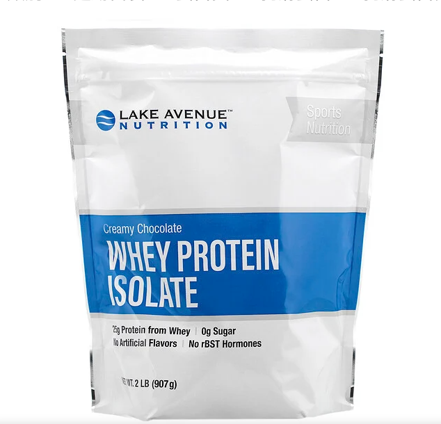 Lake Avenue Nutrition, 分離乳清蛋白,奶油巧克力味,2 磅(907 克) Lake Avenue Nutrition, 分離乳清蛋白,奶油巧克力味,2 磅(907 克)