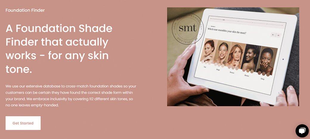 Skin Match Technology由瑞士人Estella Benz編製的人工智能美容軟件,為美容彩妝品牌和零售 Skin Match Technology由瑞士人Estella Benz編製的人工智能美容軟件,為美容彩妝品牌和零售