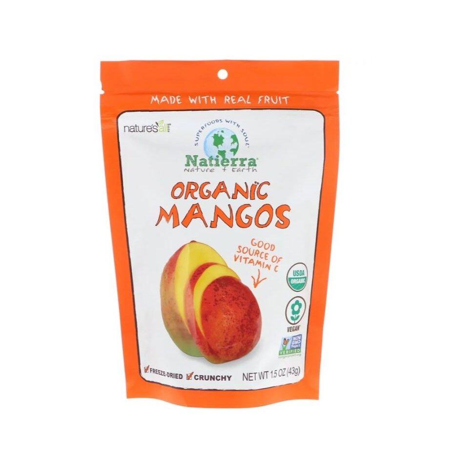Natierra, Organic Freeze-Dried, Mango