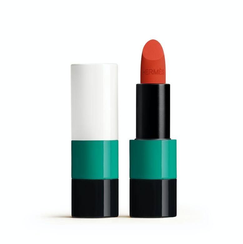 Rouge Hermes, Matte lipstick, Limited Edition, Orange Brûlé Rouge Hermes, Matte lipstick, Limited Edition, Orange Brûlé