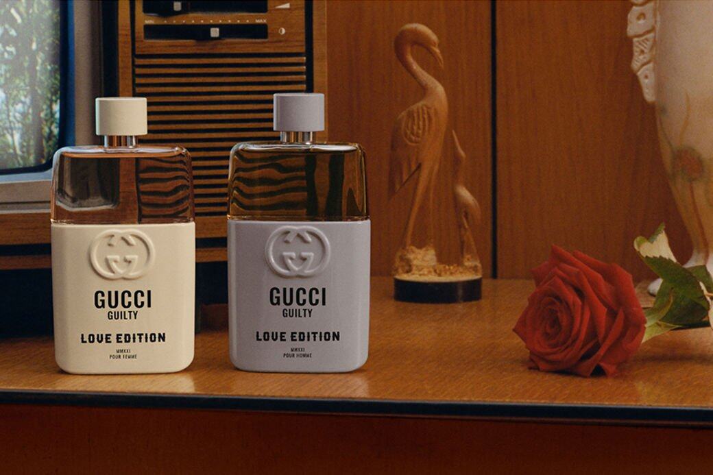 Gucci Guilty Love Edition Pour Femme ($1,055/90ml);Guilty Love Edition Pour Homme ($810/90ml) Gucci Guilty Love Edition Pour Femme ($1,055/90ml);Guilty Love Edition Pour Homme ($810/90ml)