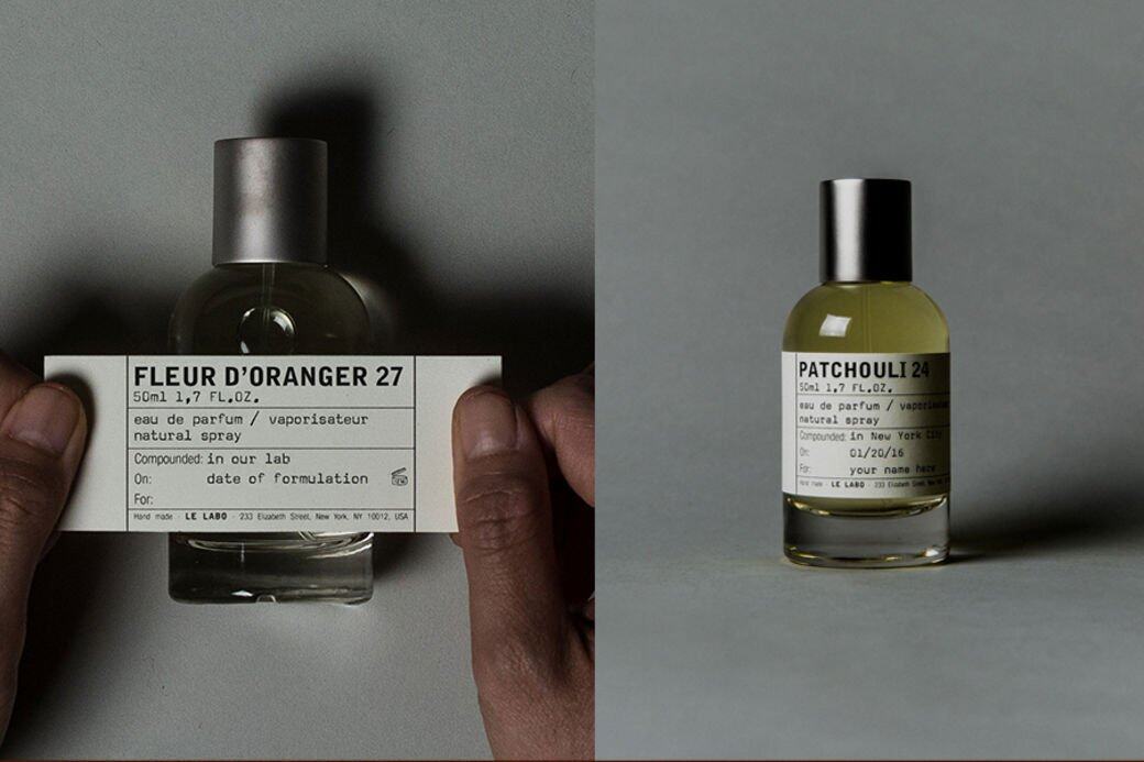 Le Labo Fleur D'Oranger 27 ($1,560/50ml) ; Patchouli 24 ($1,560/50ml) Le Labo Fleur D'Oranger 27 ($1,560/50ml) ; Patchouli 24 ($1,560/50ml)