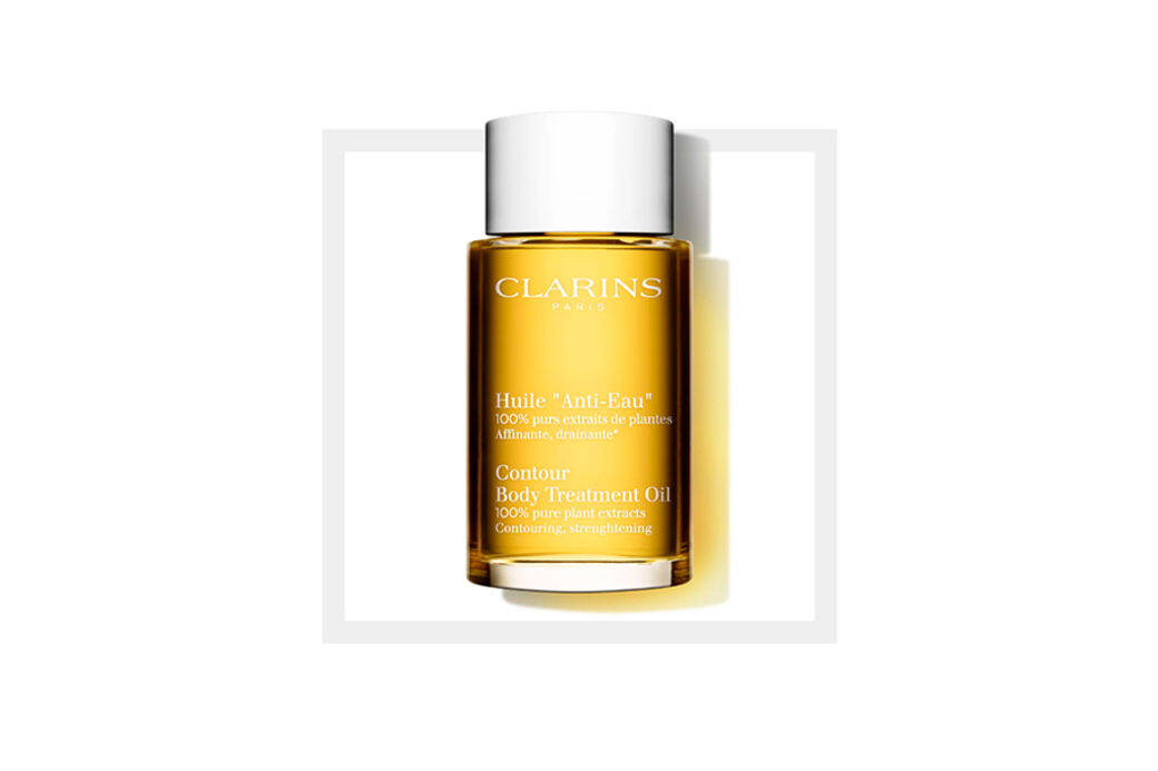 Contour Body Treatment OIl 排水身體護理油 ($530 Clarins)護理油以100%純植物萃取研製,配方融合了 Contour Body Treatment OIl 排水身體護理油 ($530 Clarins)護理油以100%純植物萃取研製,配方融合了