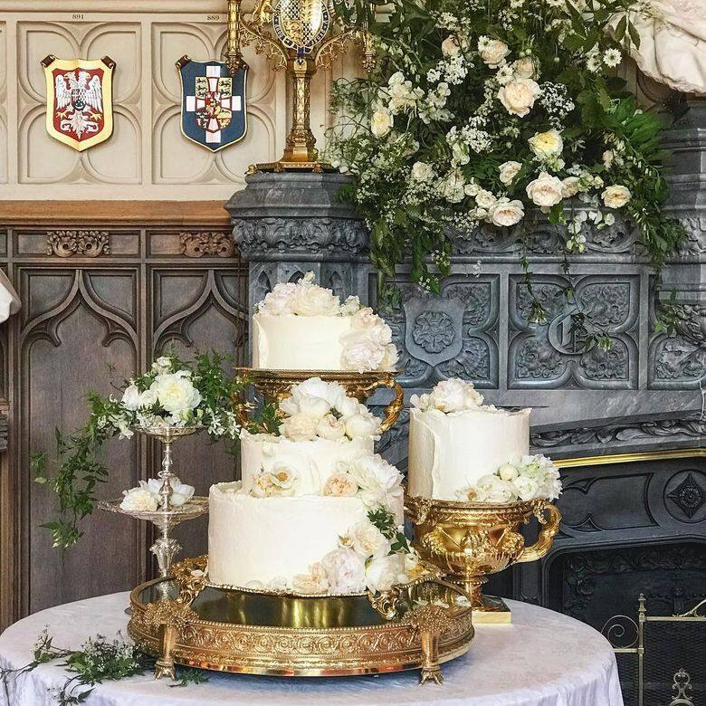 哈里王子及梅根選擇了在倫敦的美籍糕點師Claire Ptak製作他們的結婚蛋糕