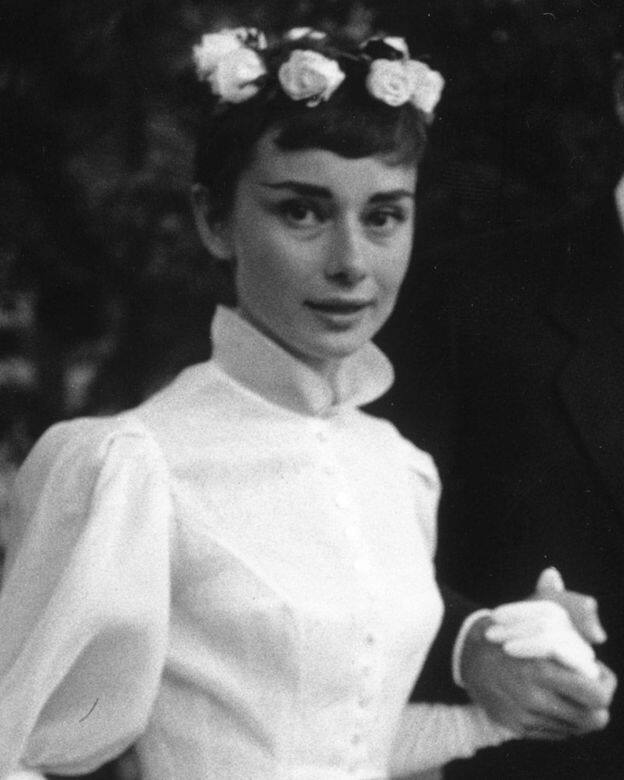 1954 阿德莉夏萍經典優雅美女阿德莉夏萍與Mel Ferrer的婚禮與她本人一樣優 1954 阿德莉夏萍經典優雅美女阿德莉夏萍與Mel Ferrer的婚禮與她本人一樣優