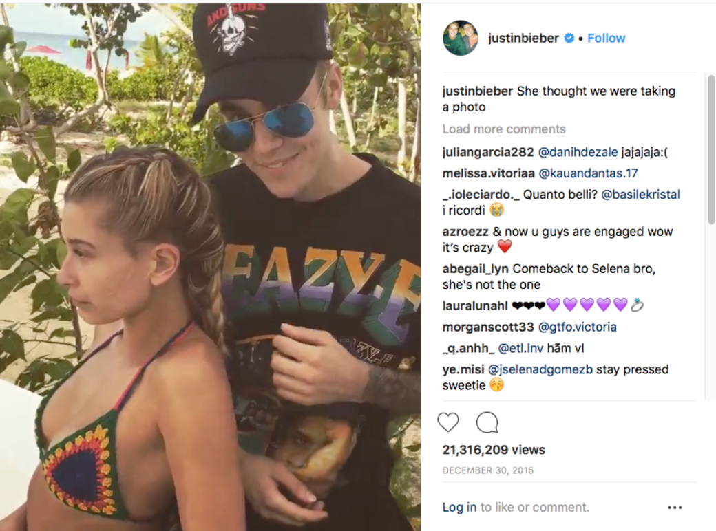 據說，Justin Bieber和Hailey Baldwin 上星期三和Hailey的父親，Stephen Baldwin見面，一起度過家庭時間。而數