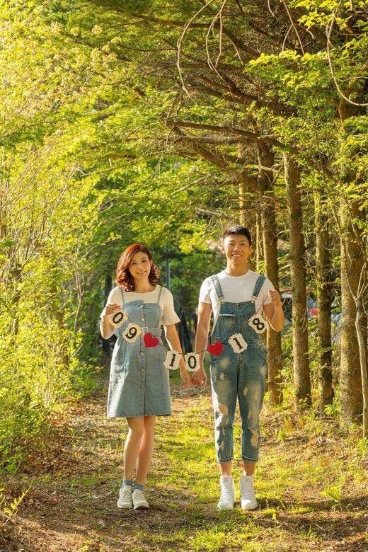 新聞主播張文采結婚:婚紗照 新聞主播張文采結婚:婚紗照