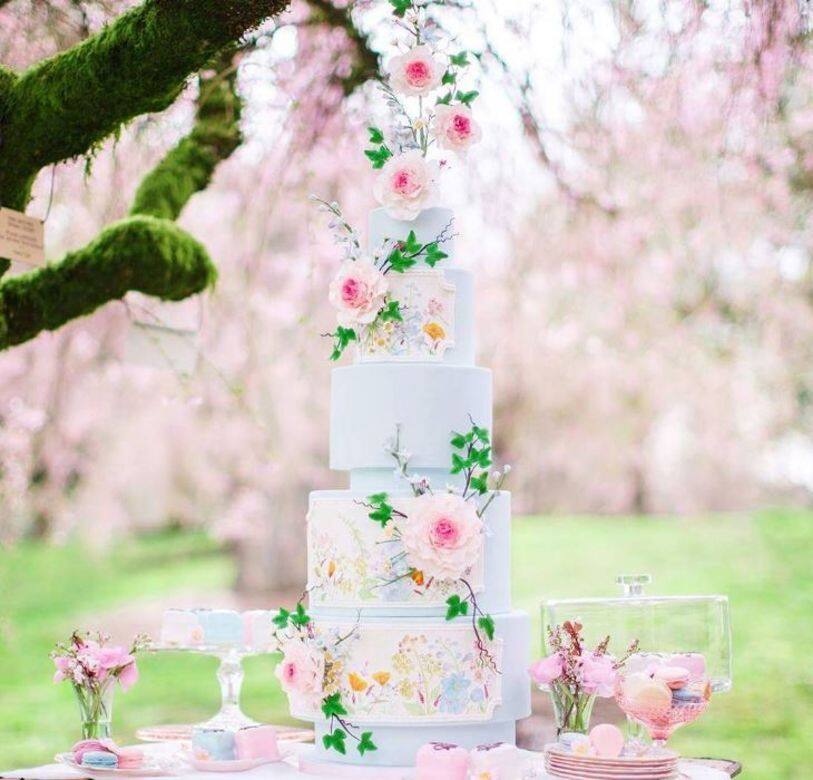 帶有鮮明四季感的蛋糕設計Photo: The Cake & The Giraffe 帶有鮮明四季感的蛋糕設計Photo: The Cake & The Giraffe