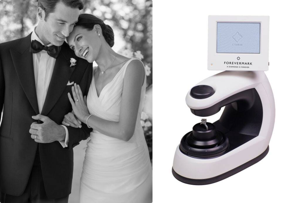 Forevermark推出的多款單顆鑽戒及婚戒均為一對新帶來永恆的回憶及幸福。